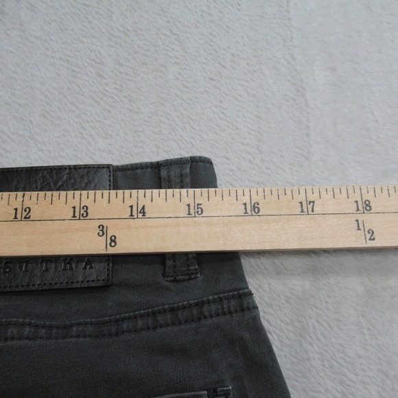 SITKA Pants Mens 31x31 Black Zip Fly Straight Casual Three Season Hiking Travel - Picture 12 of 15